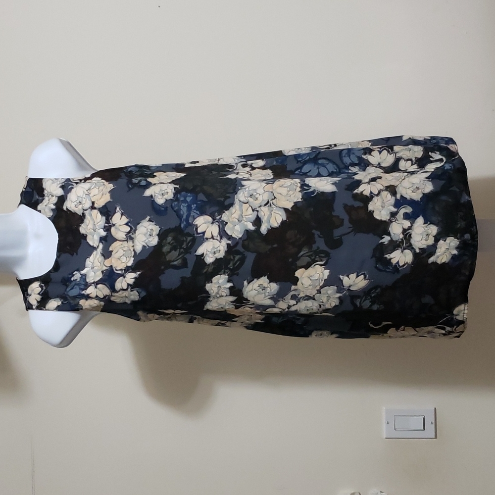 Eight Sixty Grey Floral Dress